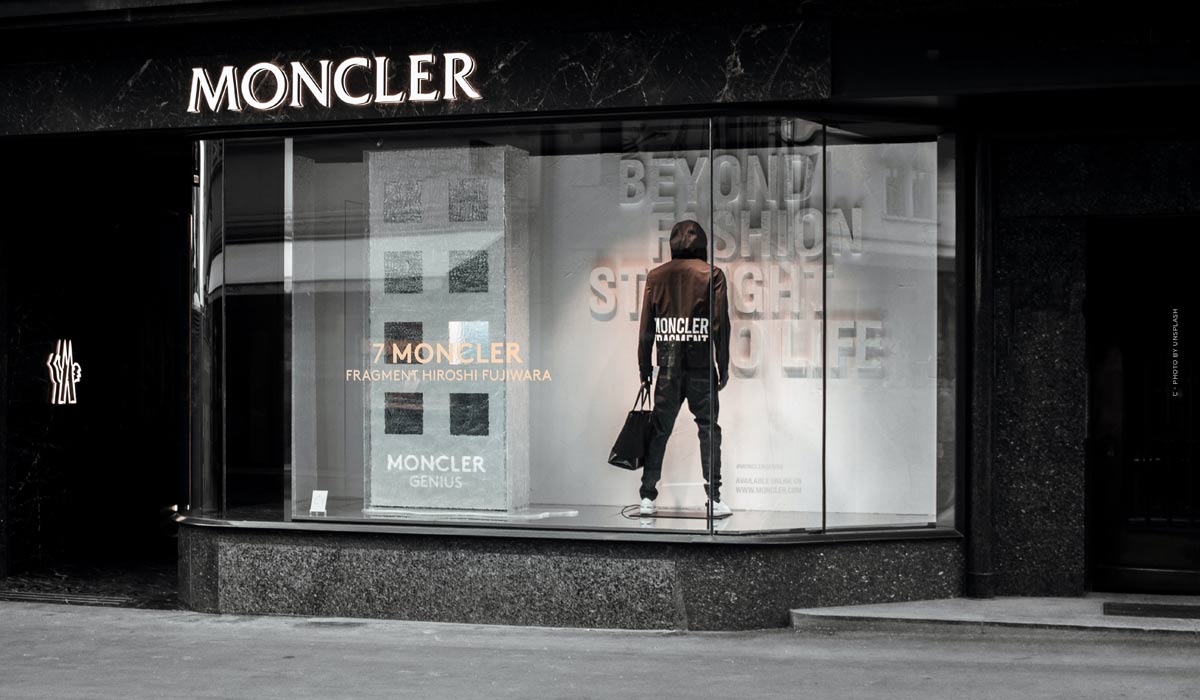 Fashion brands with M: Marc Jacobs, Manolo Blahnik, Michael Kors and Moncler moncler-winter-jackets-clothes-high-fashion-sports-store-boutique